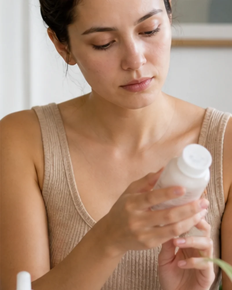 A real-life beauty routine scene illustrating beginner retinoid
